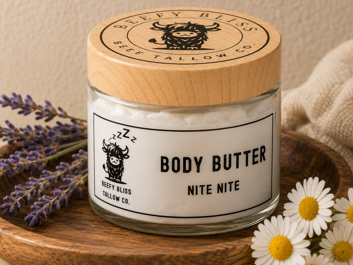 Beefy Bliss Body Butter product jar